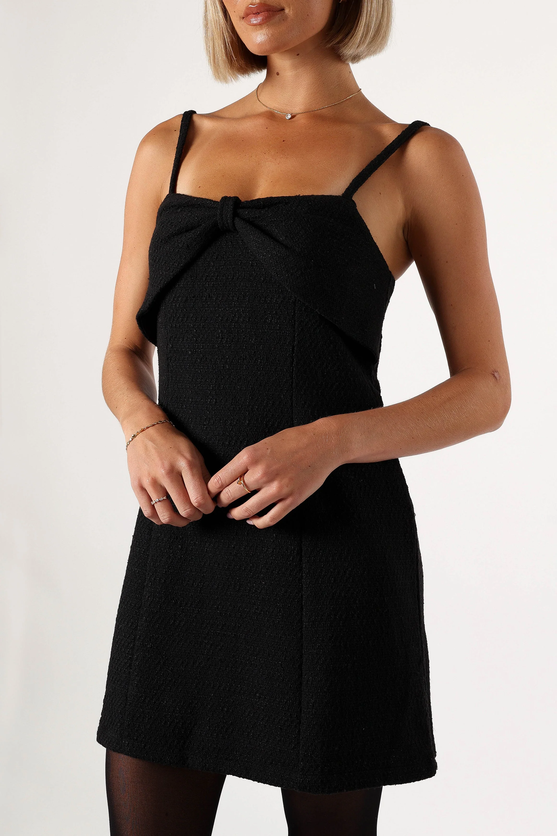 Adley Mini Dress - Black - Image 7