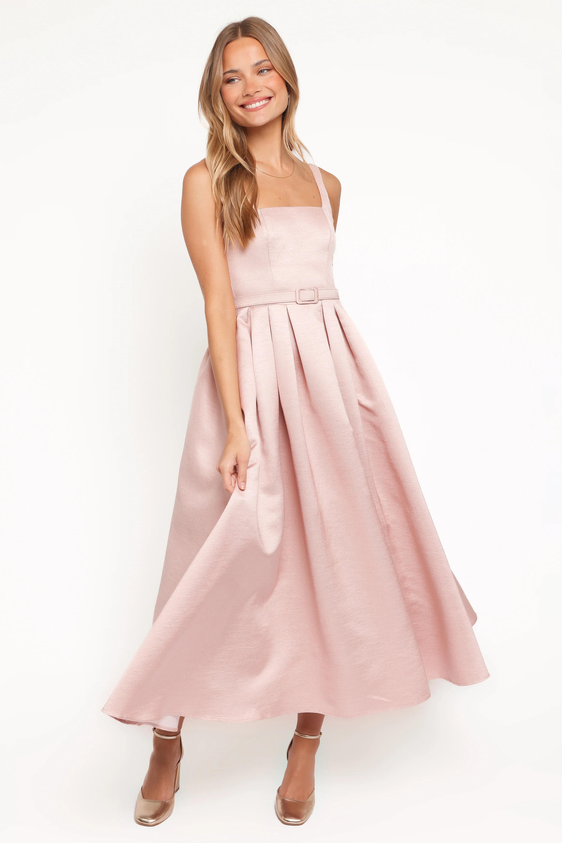 Augustine Midi Dress - Dusty Pink - Image 5