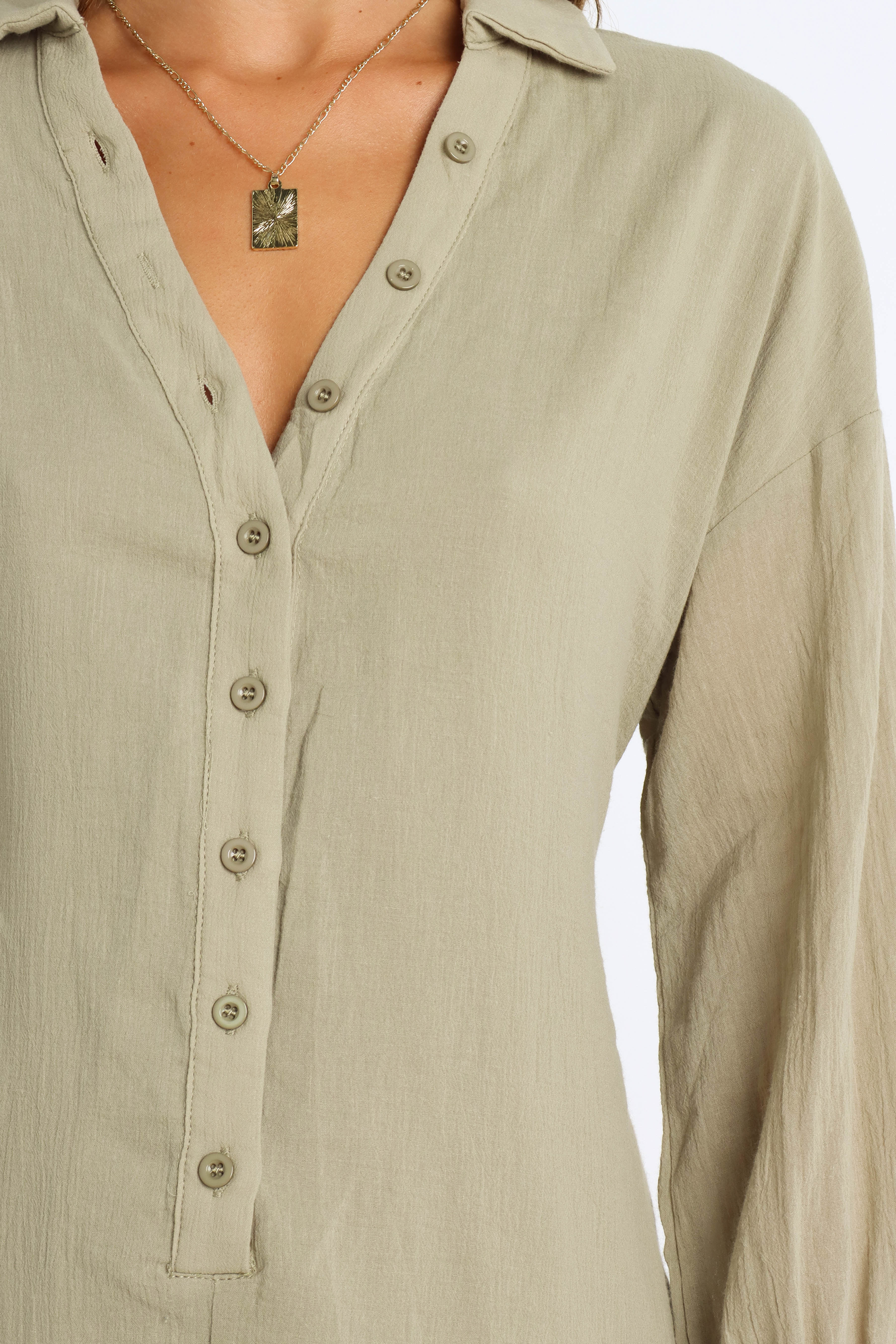 Becky Romper - Sage - Image 8