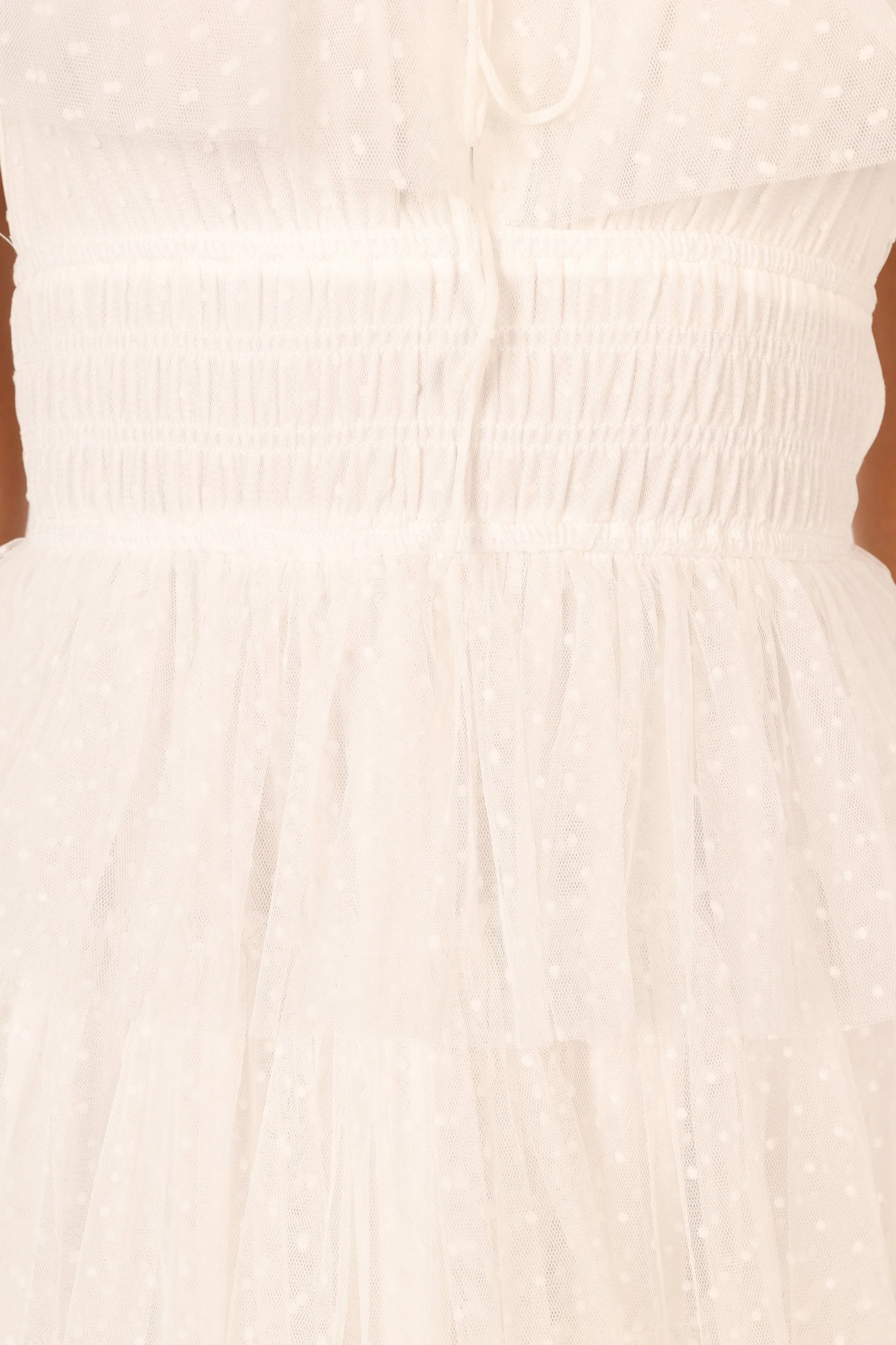 Belle Maxi Dress - Off White - Image 11