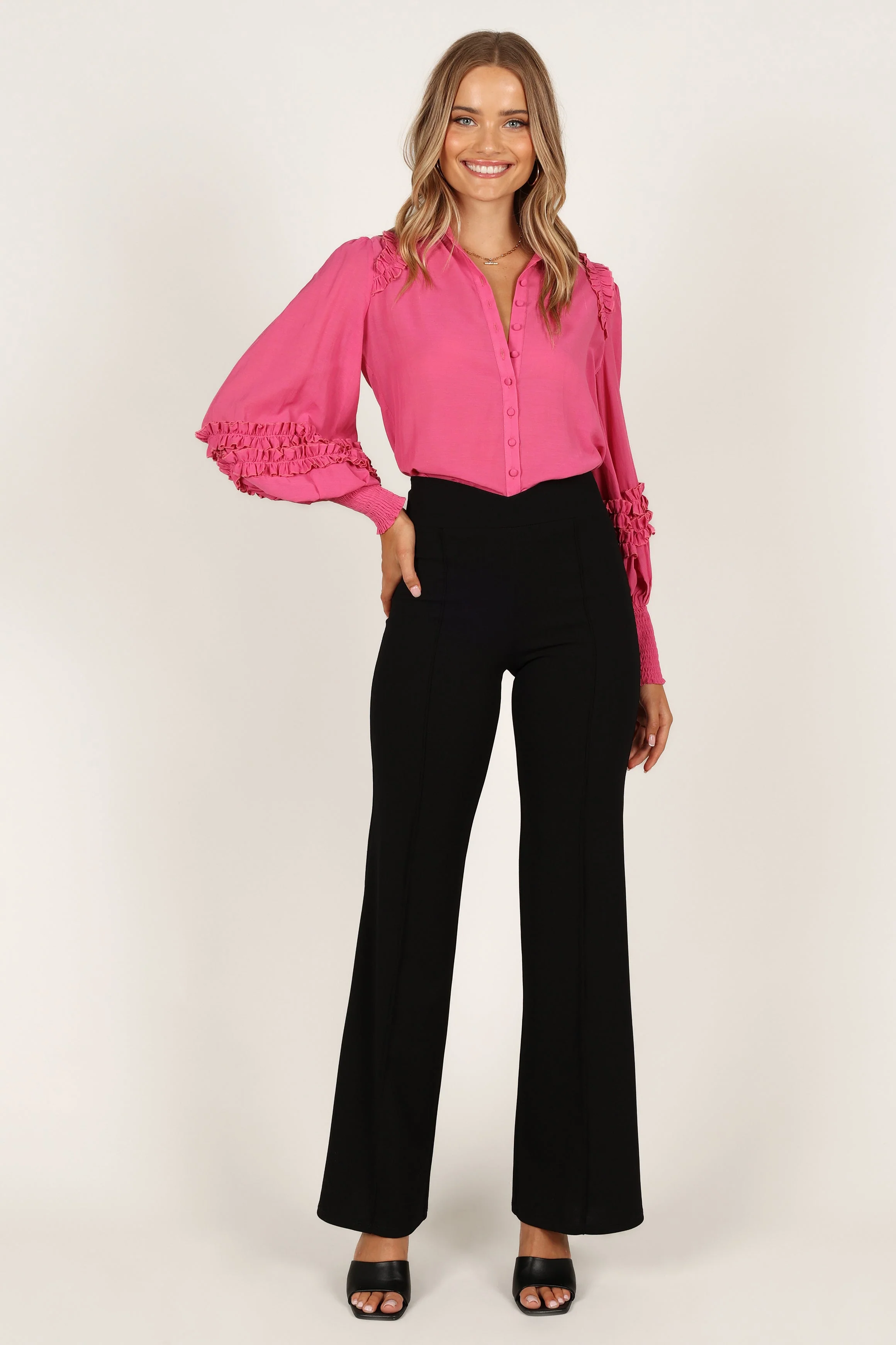 Bettina Shirt - Fuchsia - Image 5