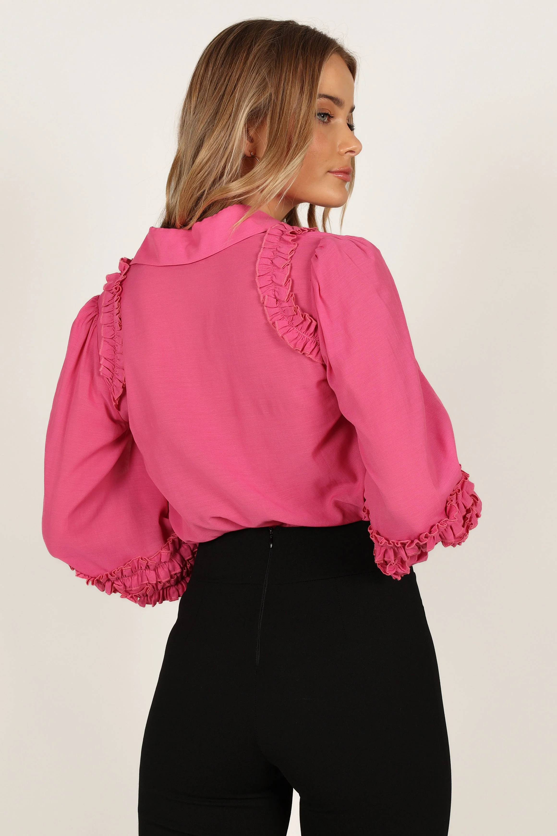 Bettina Shirt - Fuchsia - Image 7