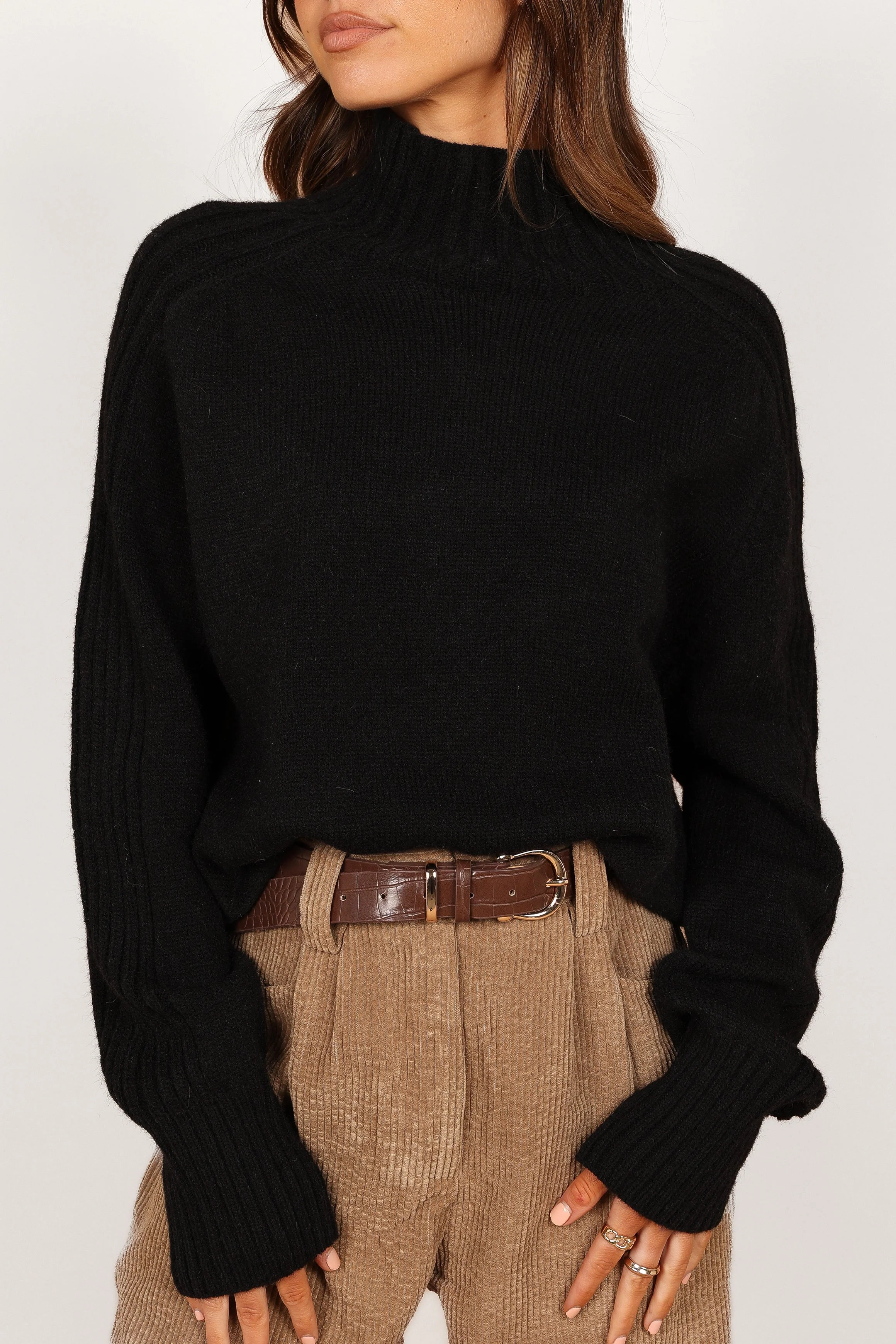 Cersi Knit Sweater - Black - Image 7