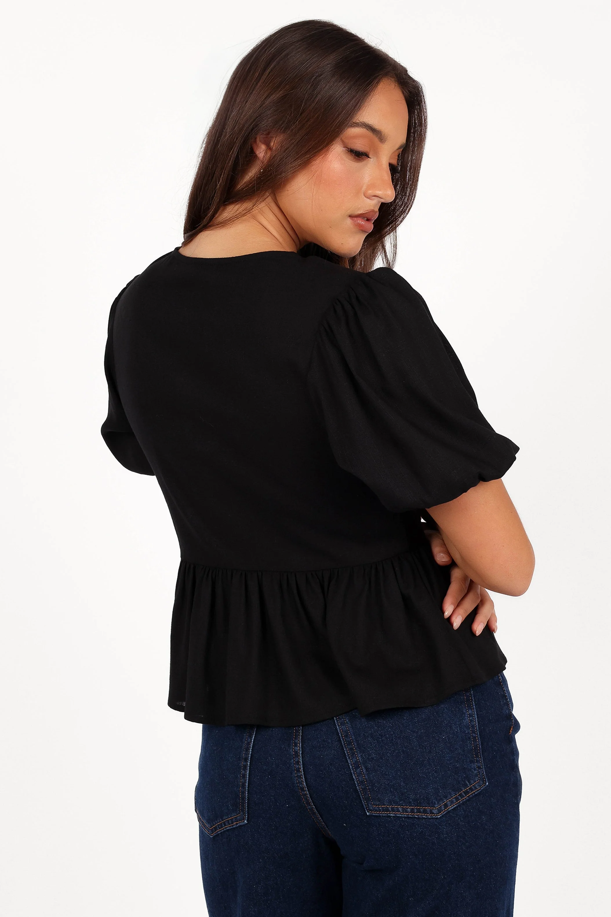 Colette Top - Black - Image 4
