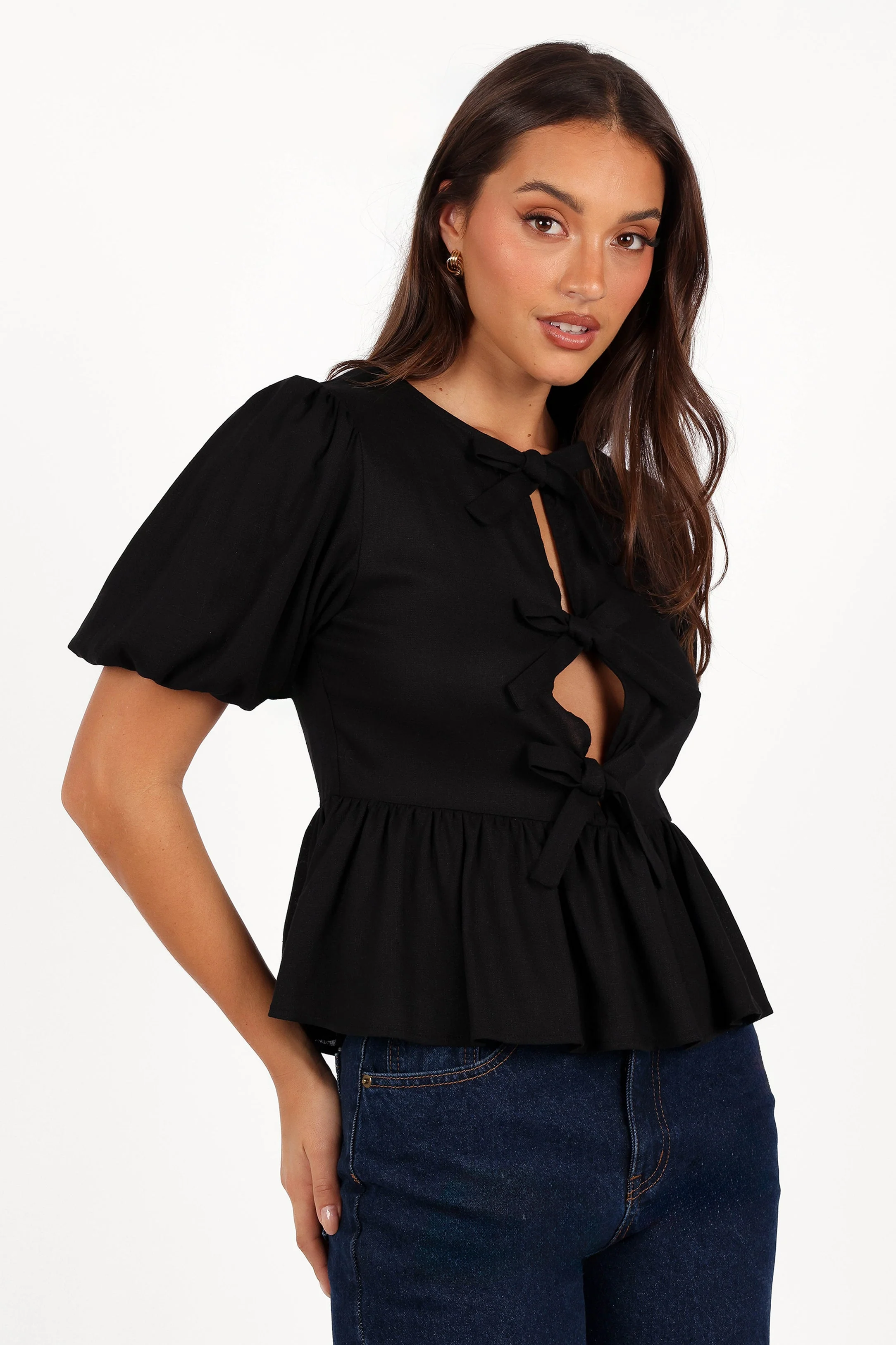Colette Top - Black - Image 5