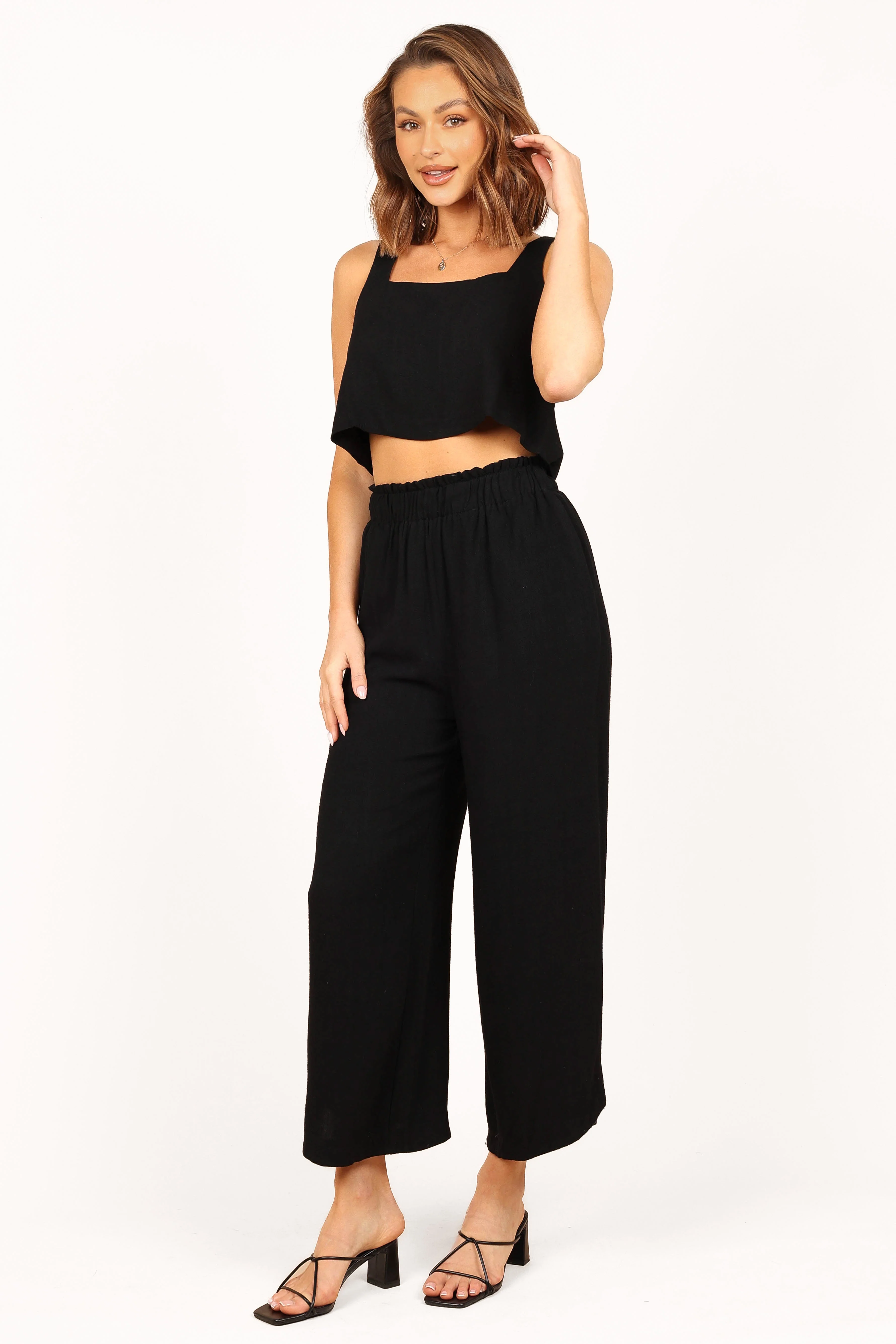 Eleanor High Waisted Pants - Black - Image 5