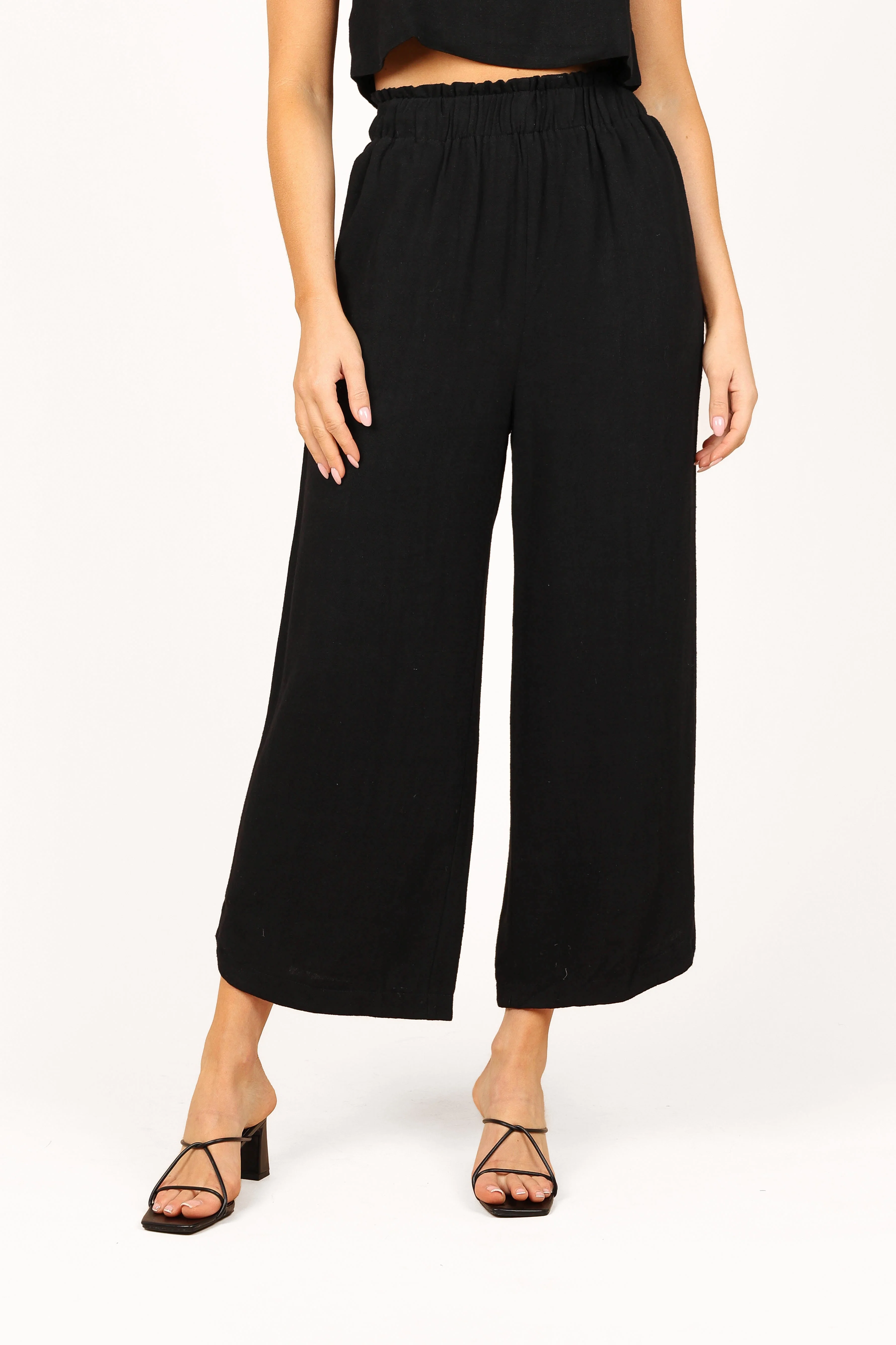 Eleanor High Waisted Pants - Black - Image 7