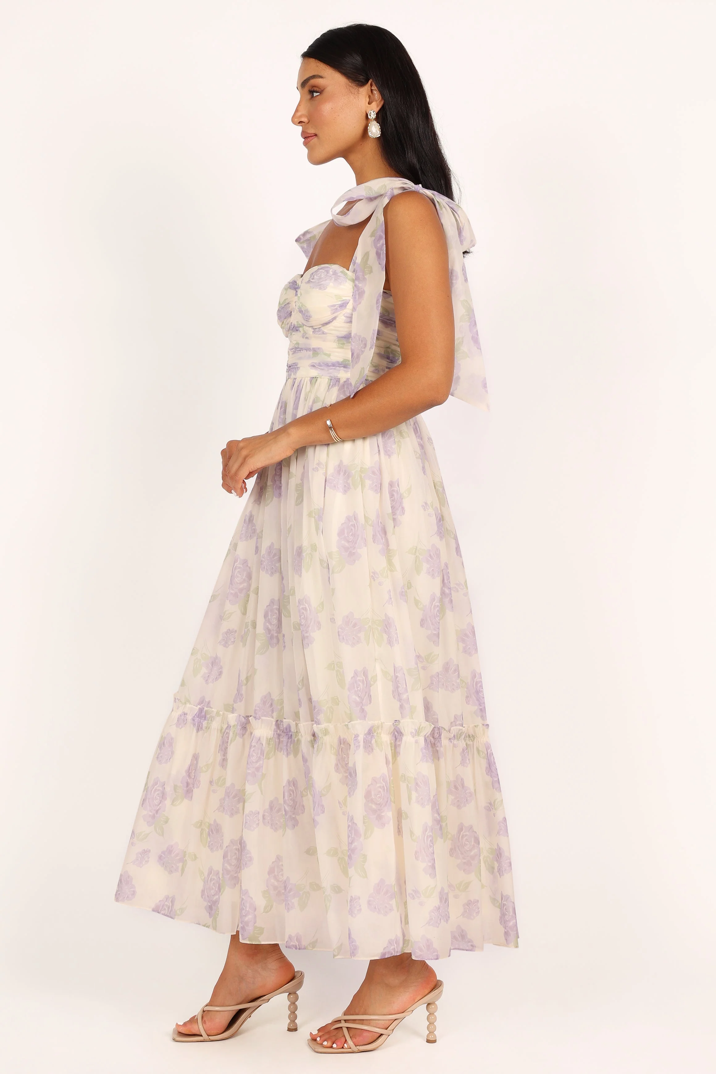 Floret Midi Dress - Lavender - Image 6