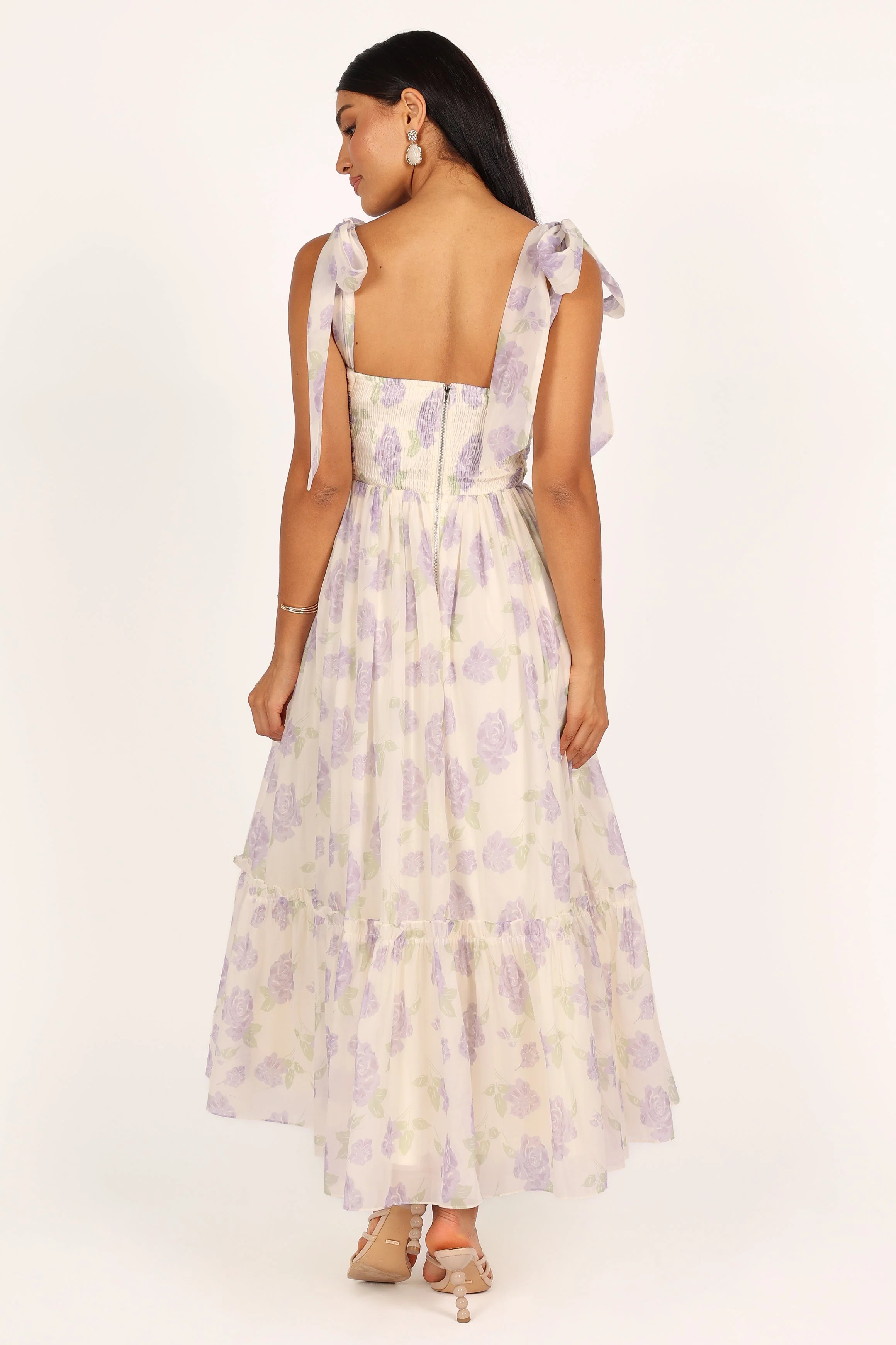 Floret Midi Dress - Lavender - Image 9