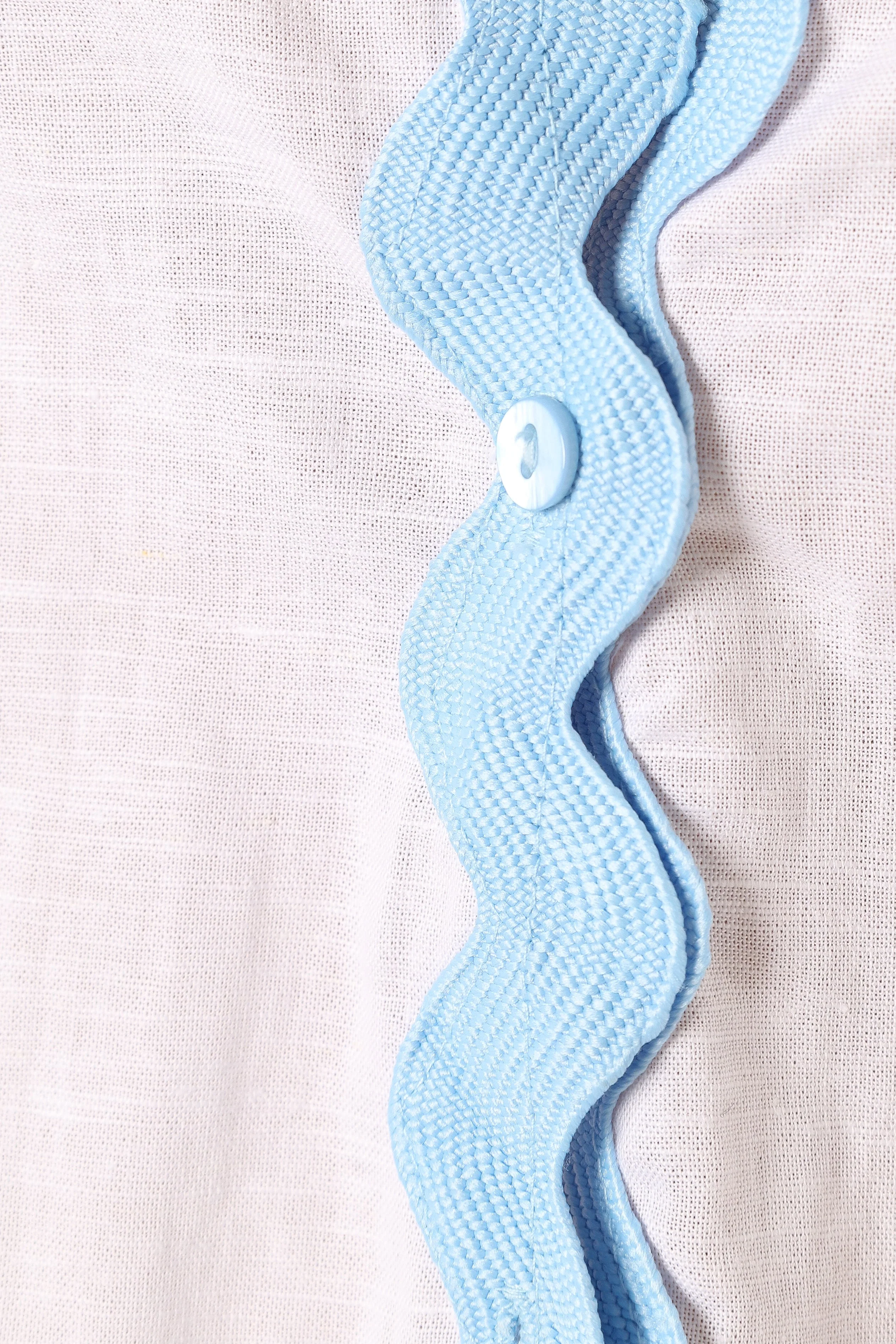 Harry Shirt - White Blue - Image 9