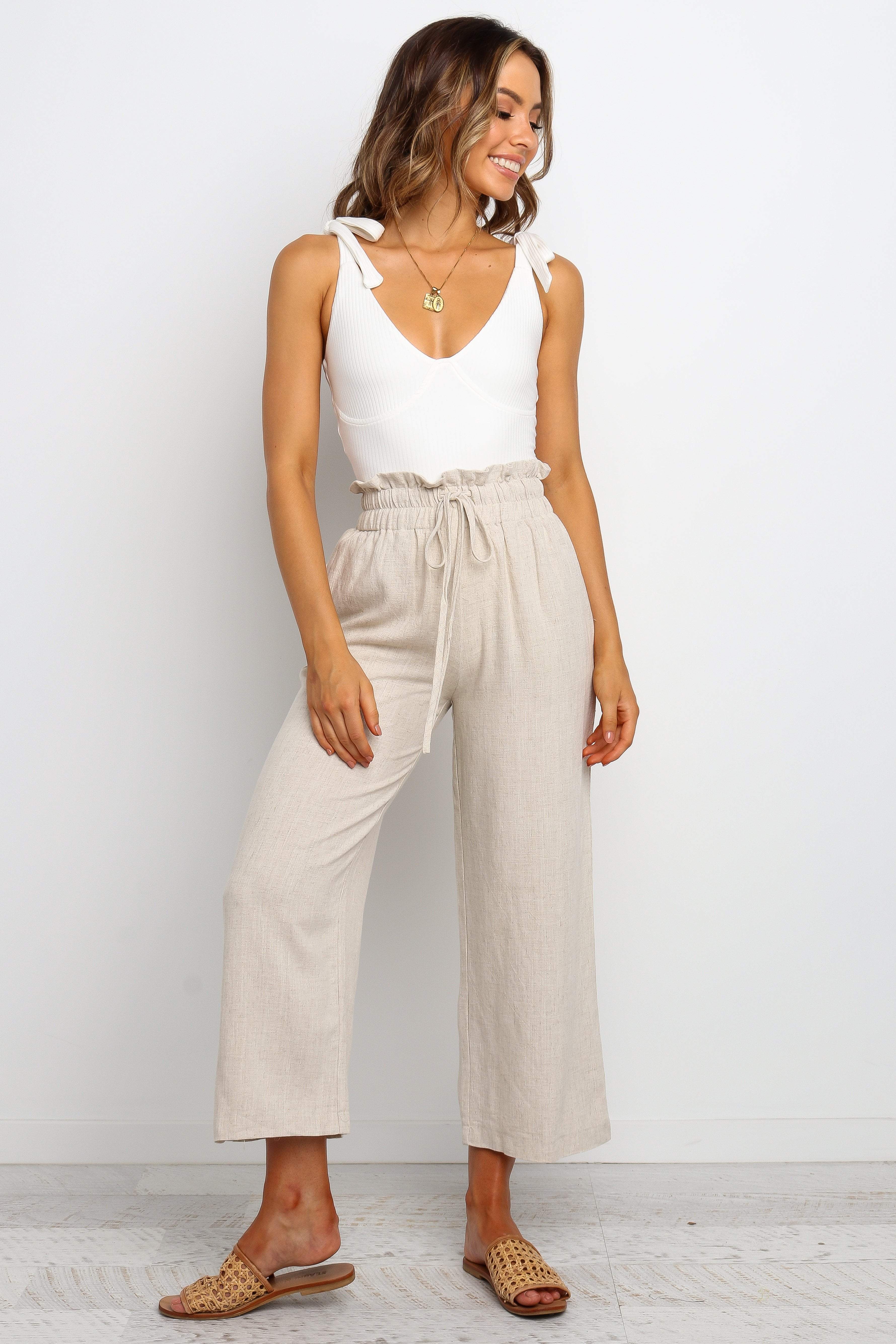 Hawthorne Pant - Beige - Image 3