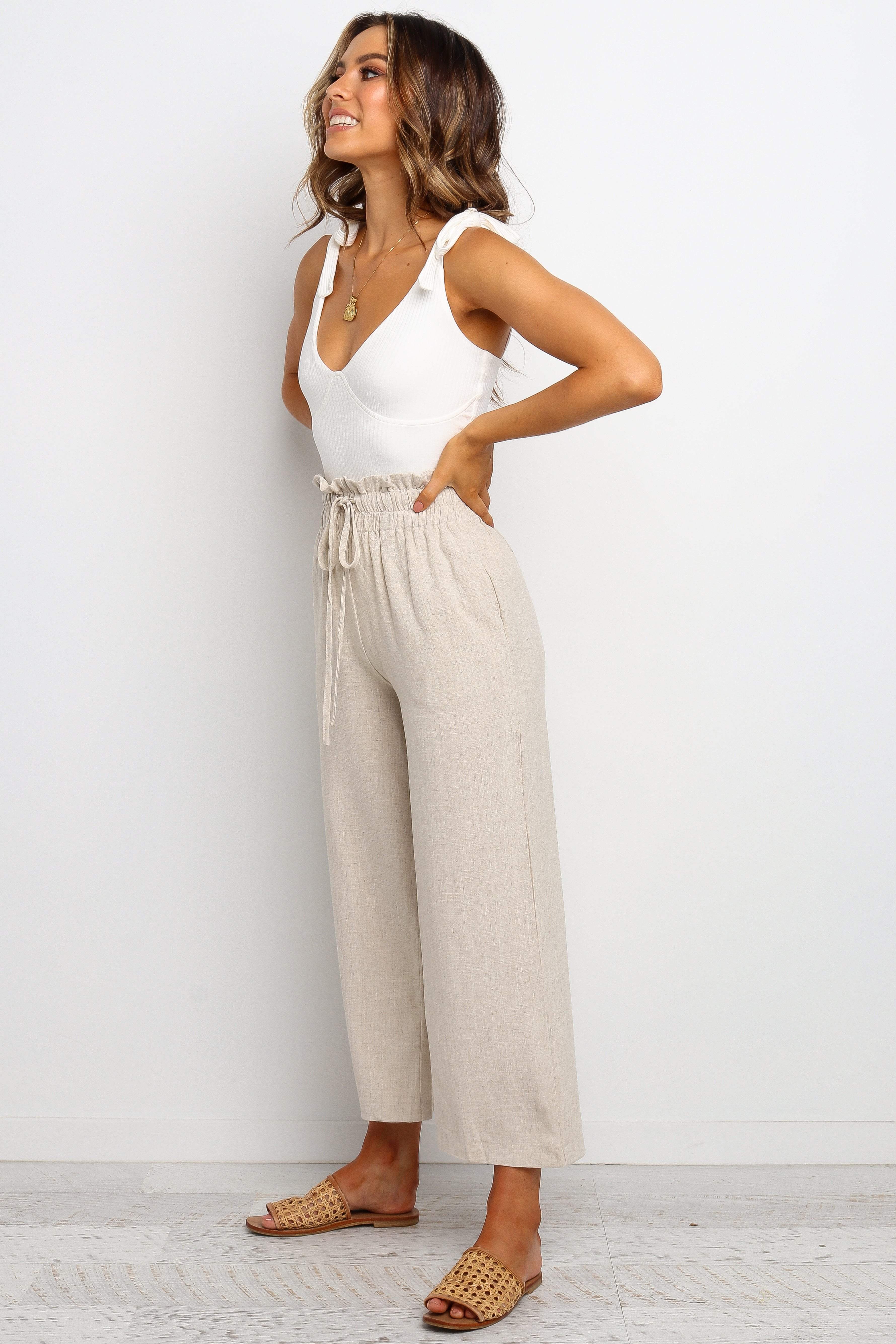 Hawthorne Pant - Beige - Image 4