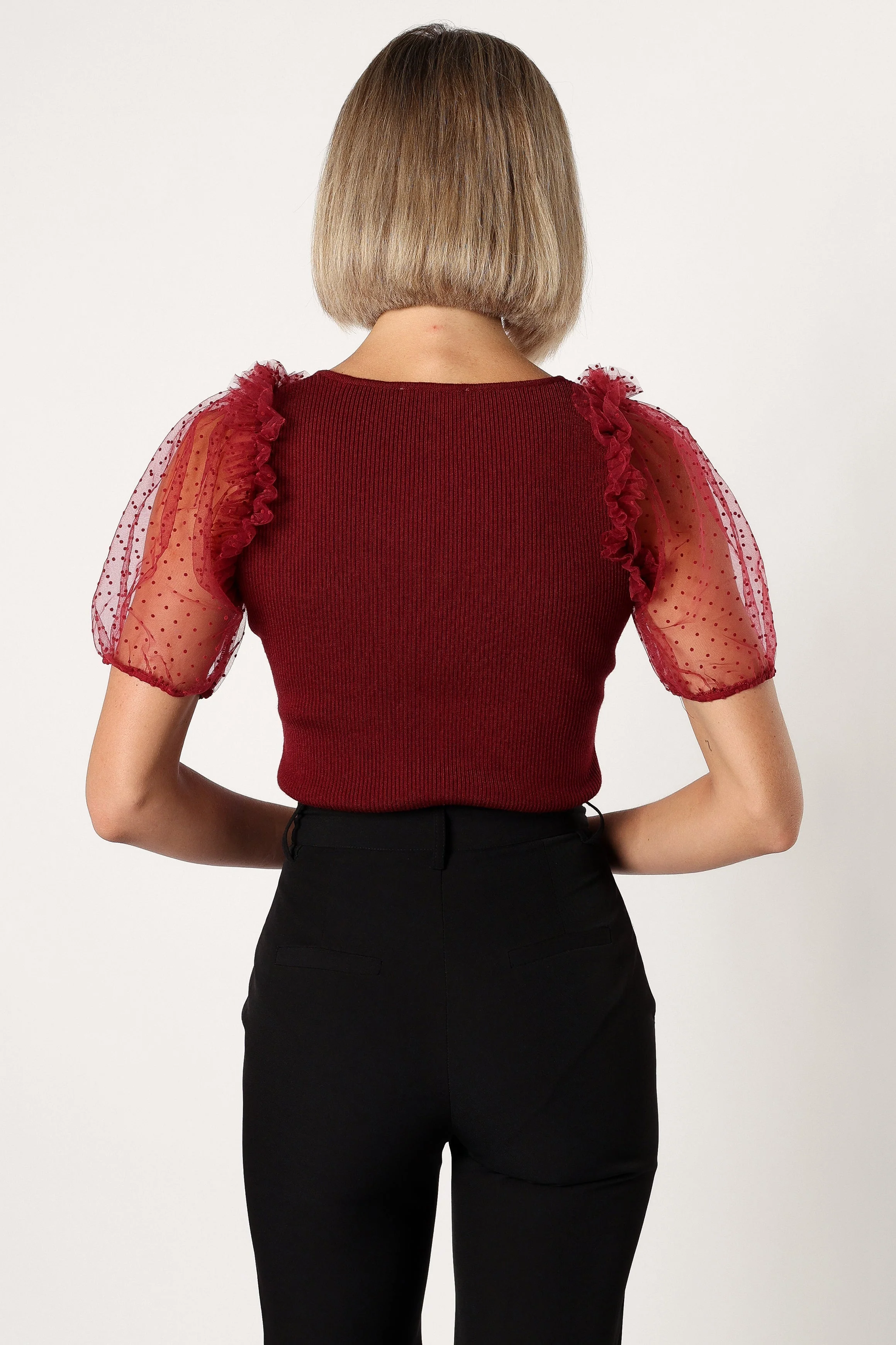 Kristen Bodysuit - Burgundy - Image 4