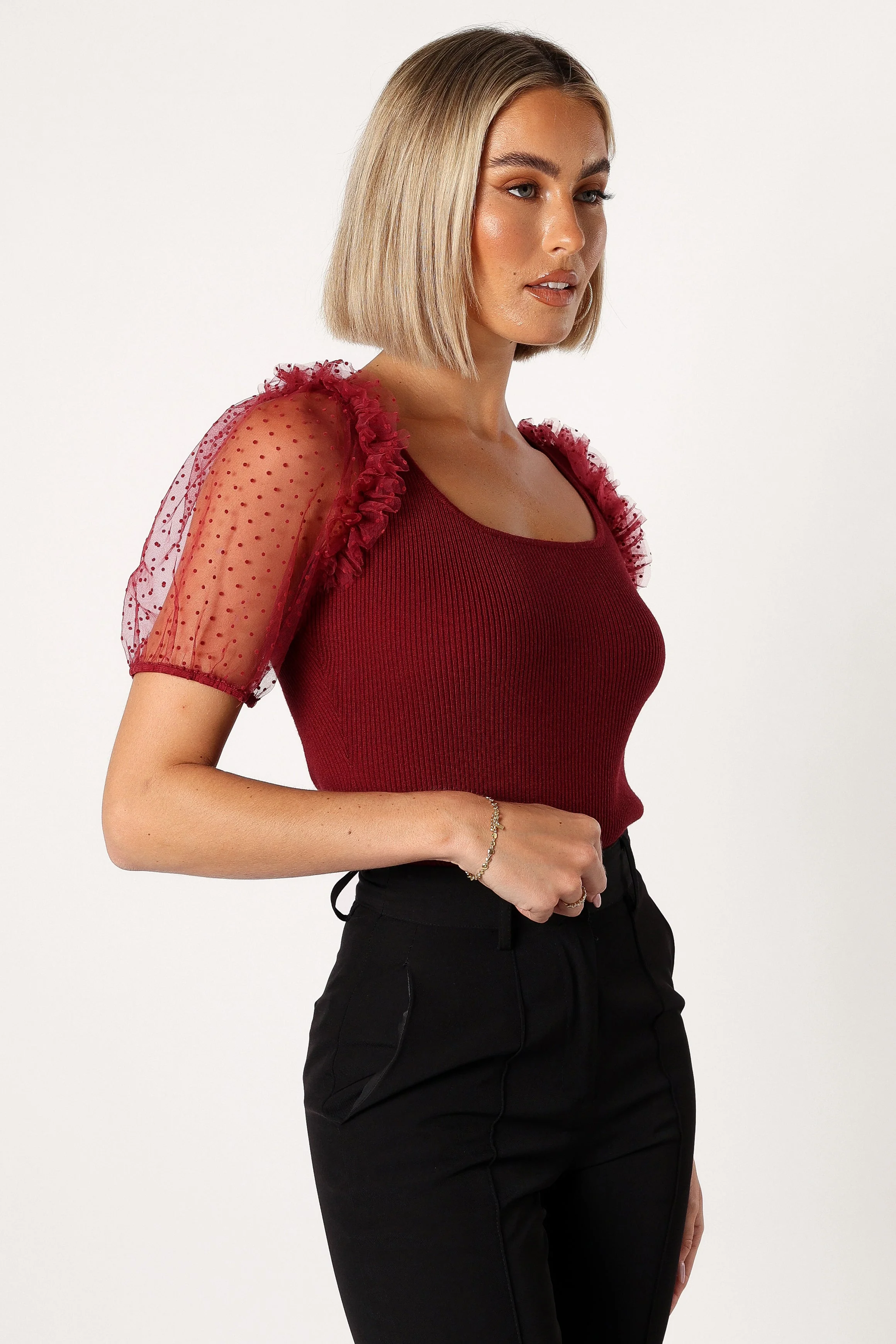 Kristen Bodysuit - Burgundy - Image 5