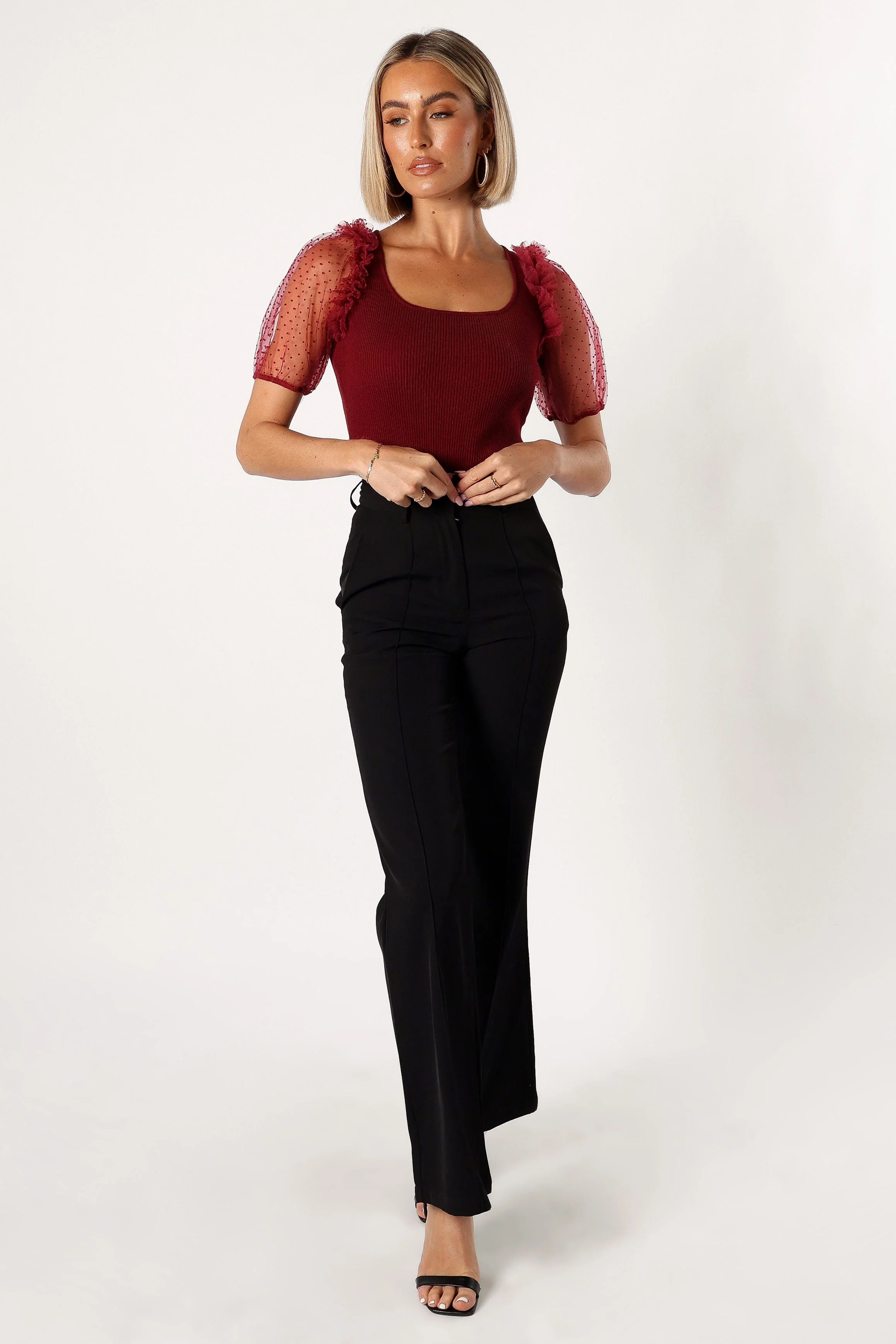 Kristen Bodysuit - Burgundy - Image 6