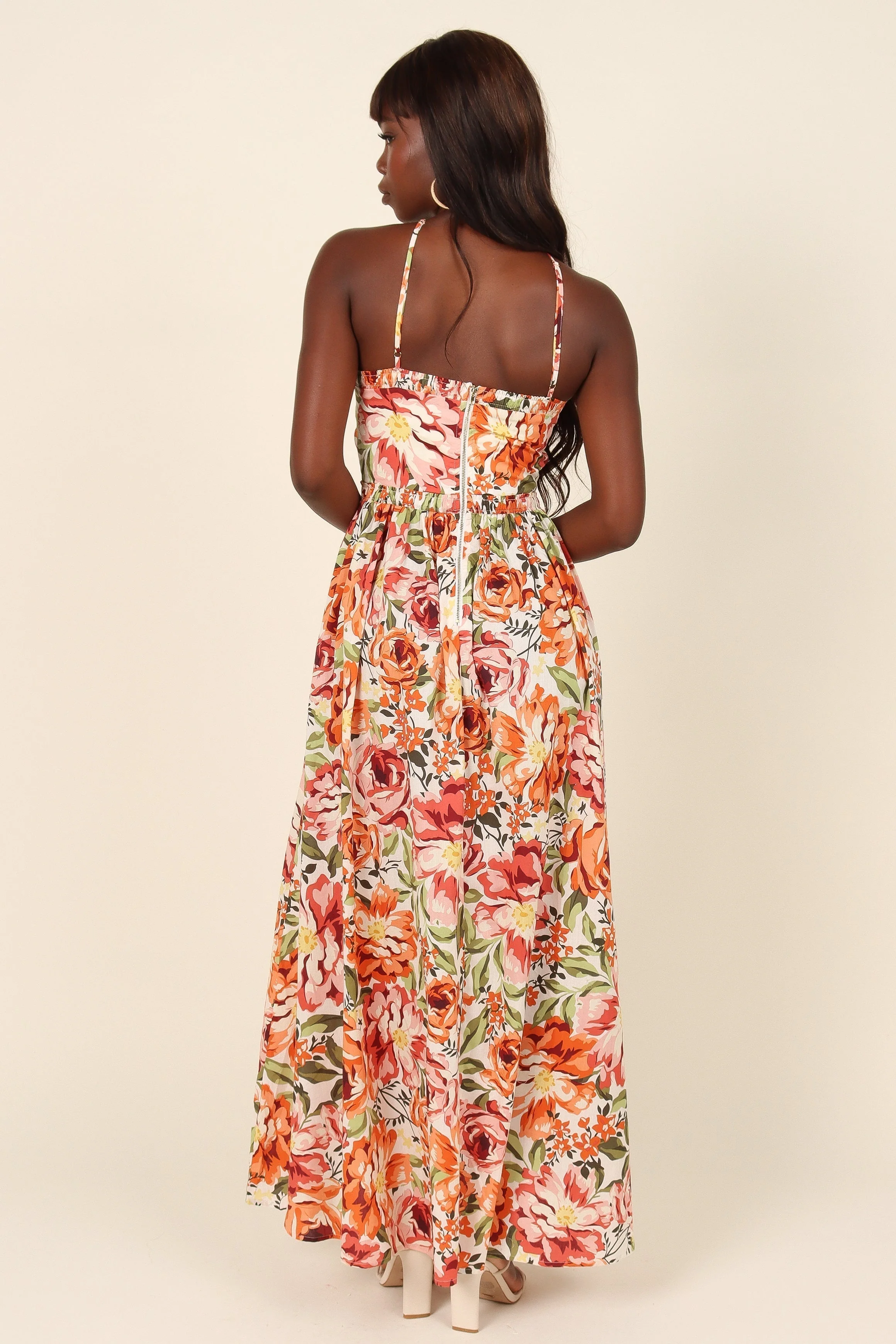 Madeira Dress - Orange Floral - Image 5