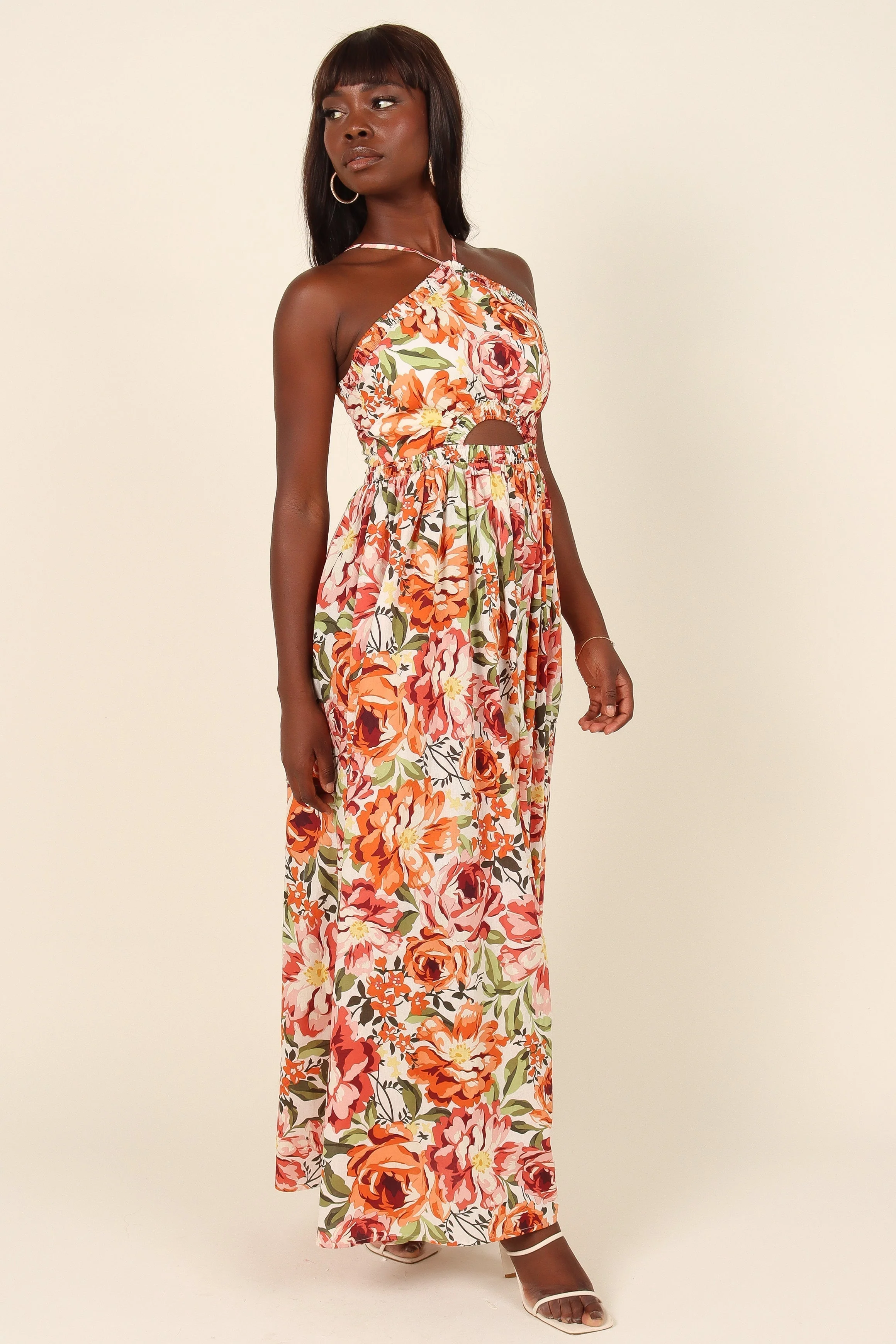 Madeira Dress - Orange Floral - Image 6