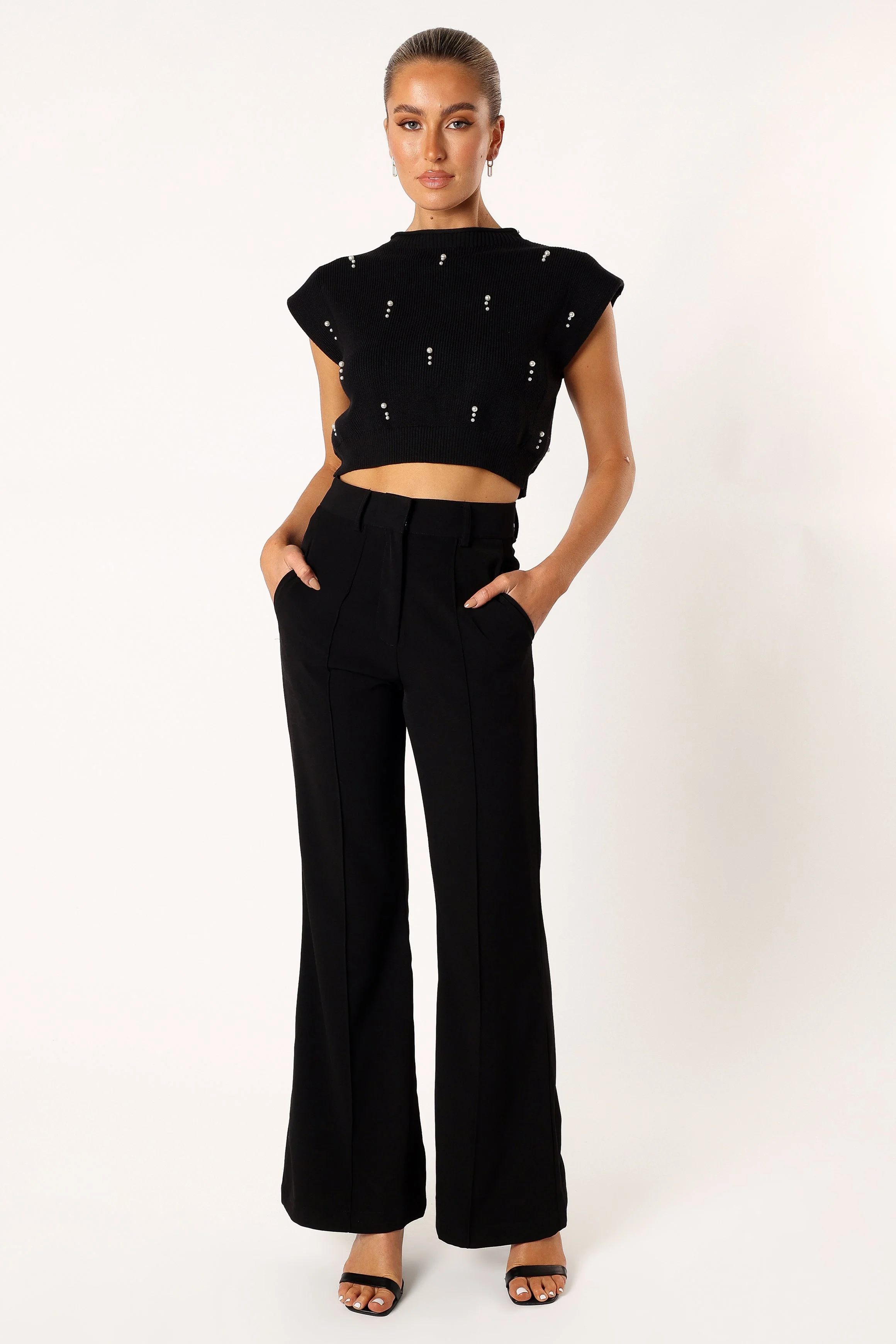 Malani Beaded Top - Black - Image 9