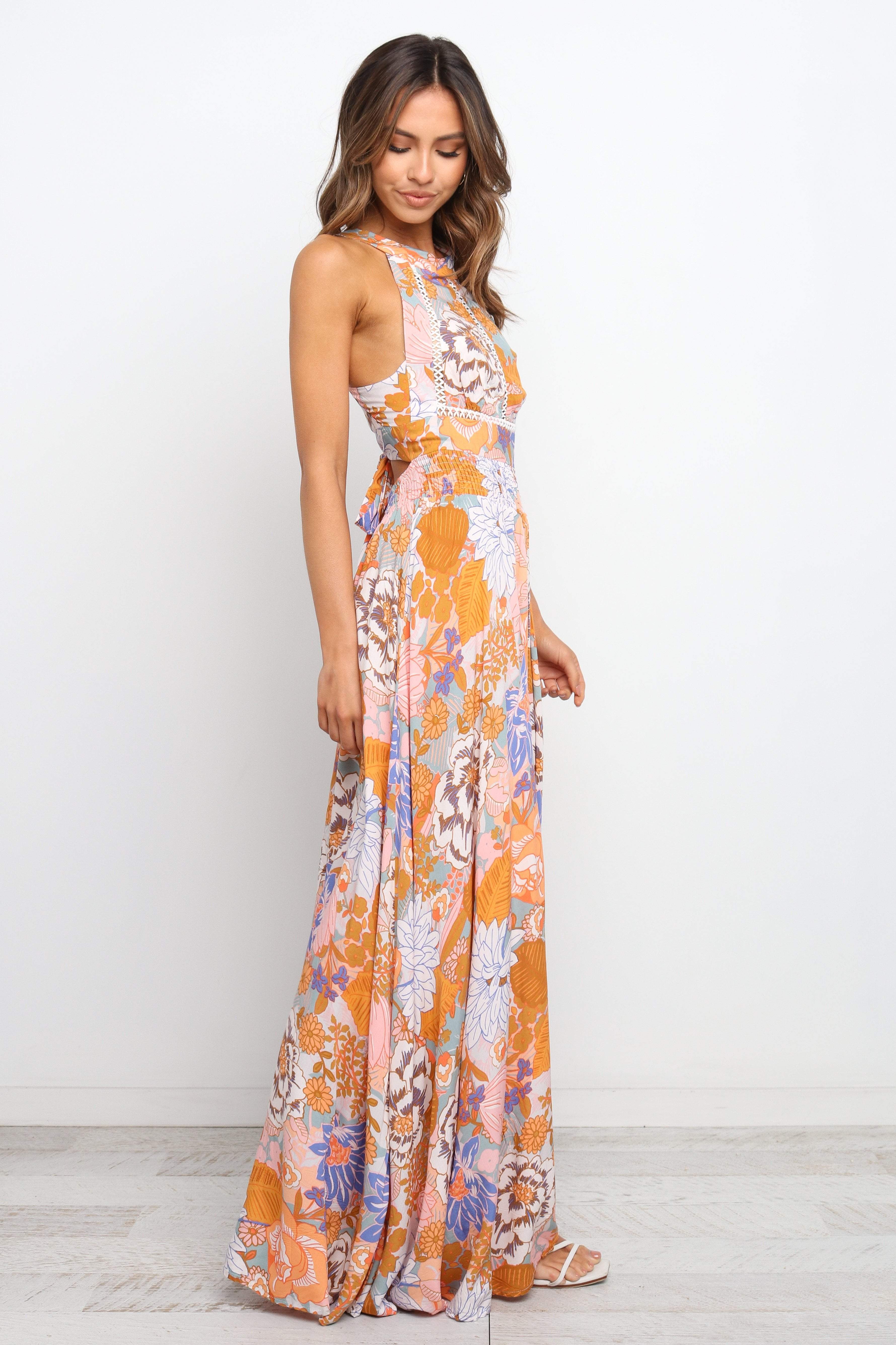 Newell Dress - Orange - Image 4