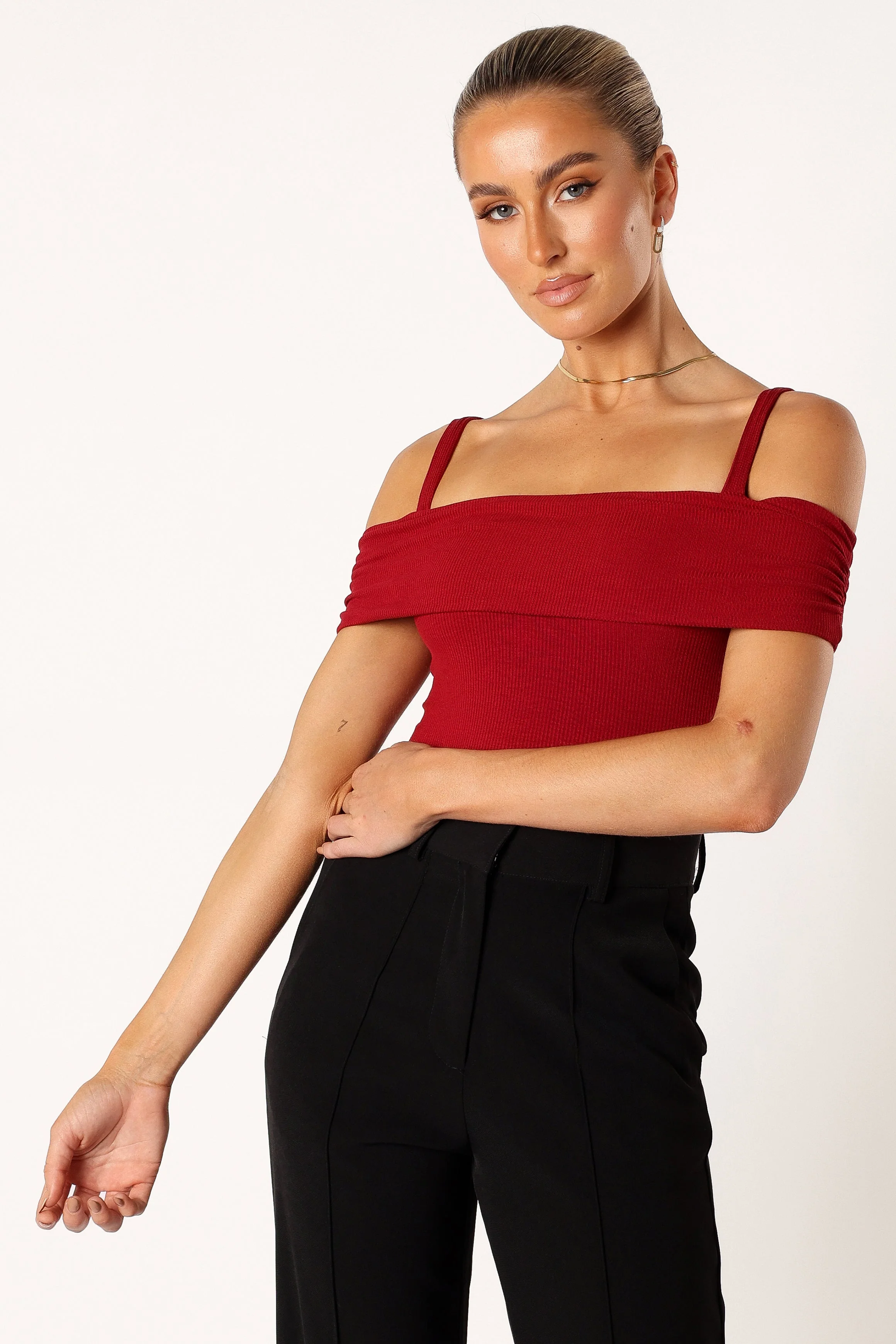 Ryder Bodysuit - Wine - Image 7