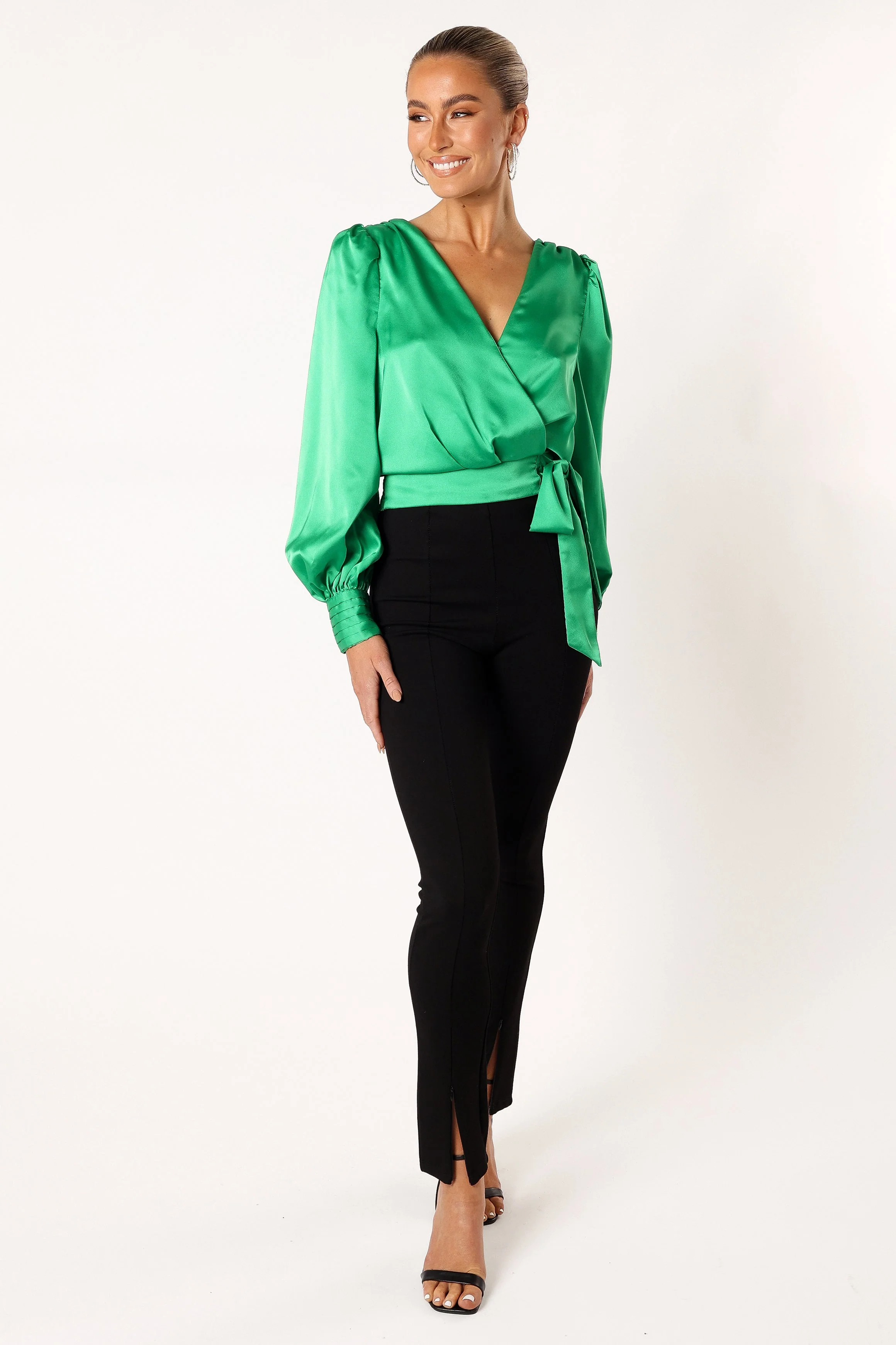 Tiarne Long Sleeve Top - Green - Image 6