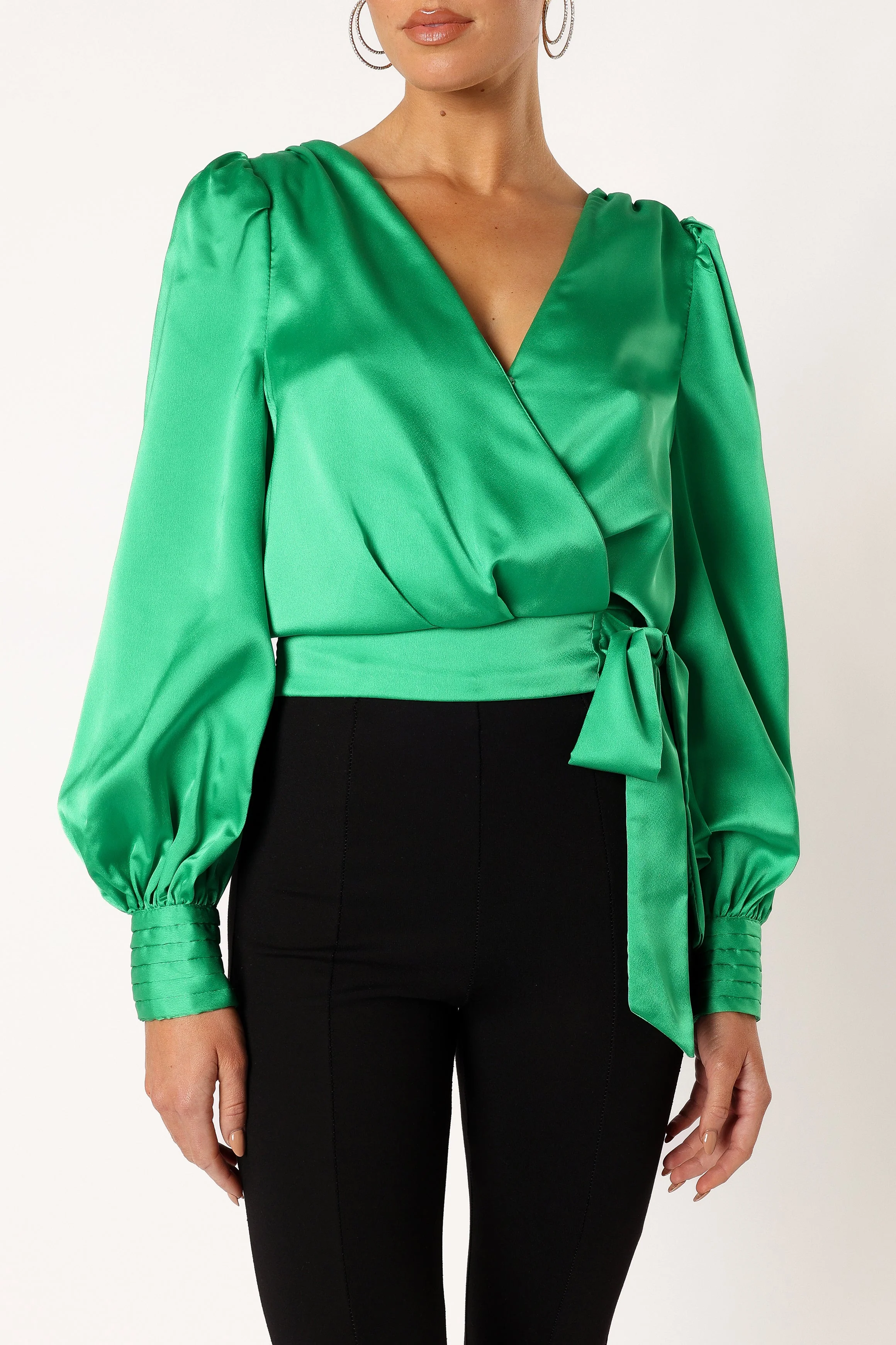 Tiarne Long Sleeve Top - Green - Image 7