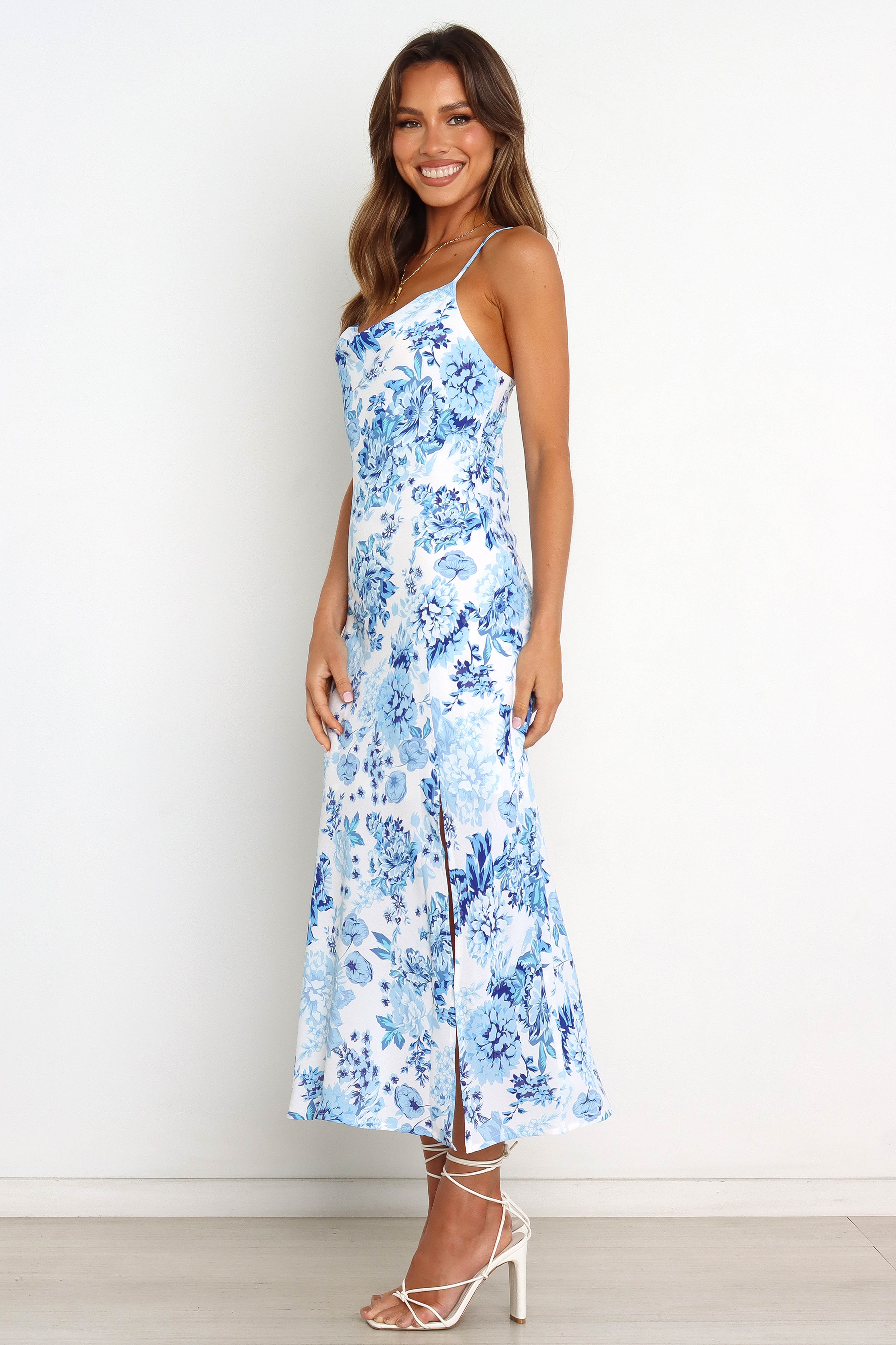 Yelena Dress - Blue - Image 6