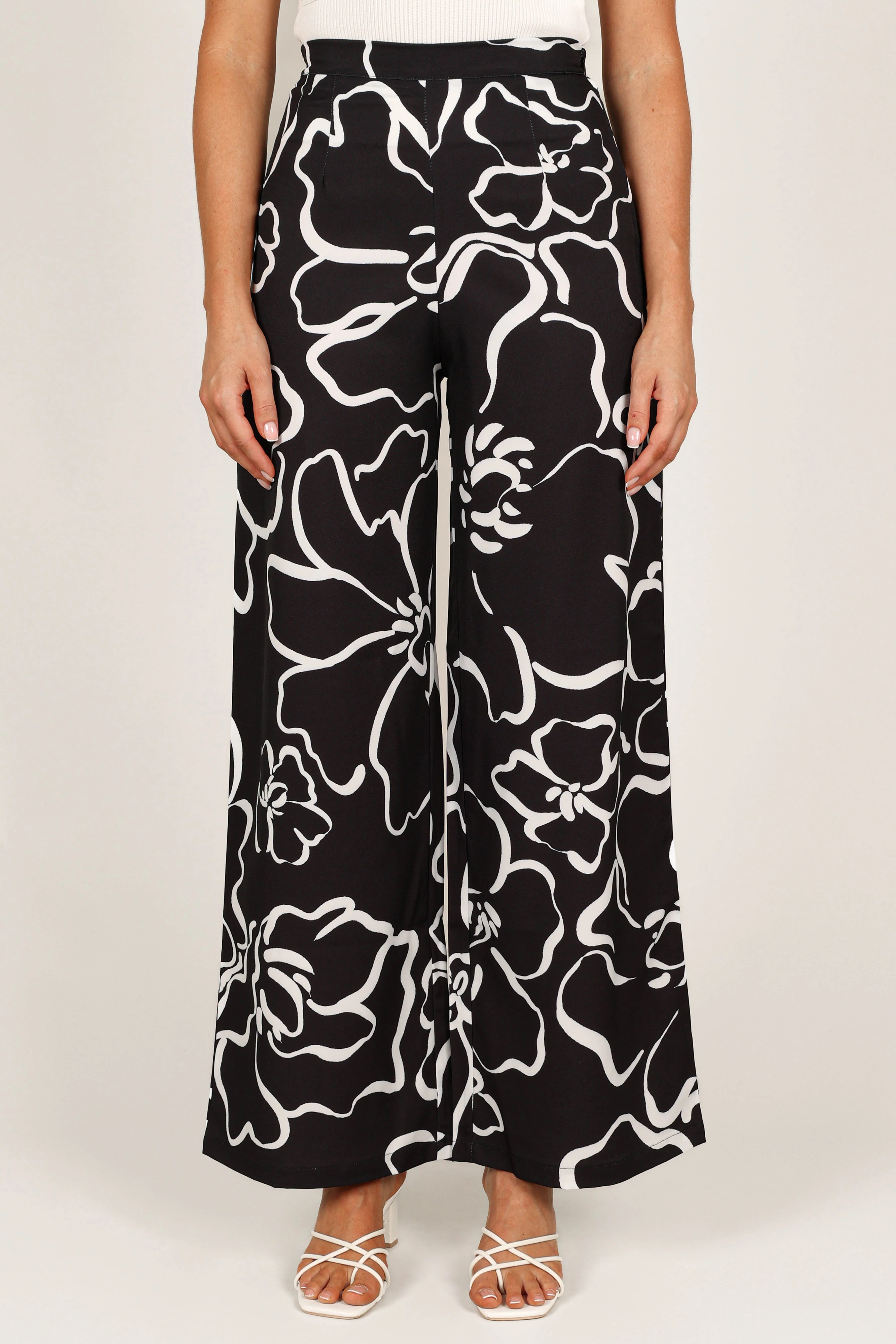York Pant - White Black Floral - Image 6